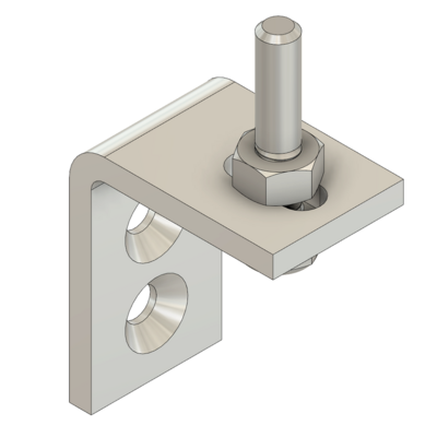 MODULAR SOLUTIONS DOOR PART<br>SLIDING DOOR BASE GUIDE